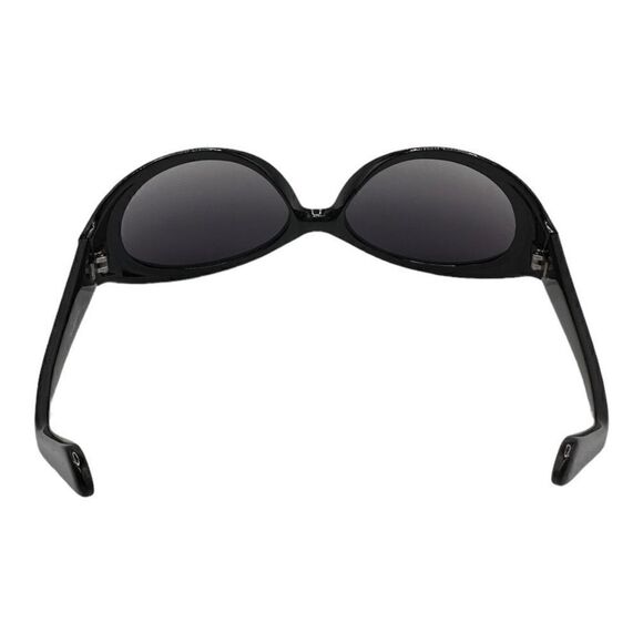 Liz Claiborne black plastic frame oval sunglasses 81141 - Picture 6 of 9